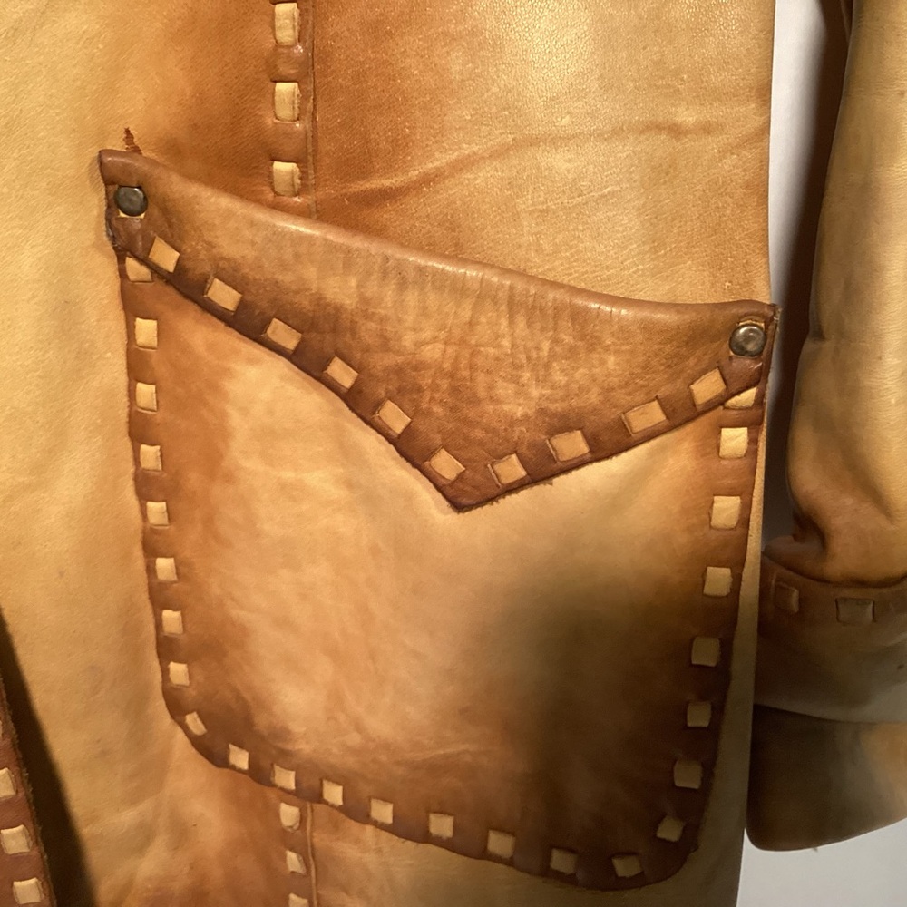 Vintage The Leather Ranch  Western Leather Jacket Women’s size medium - Picture 3 of 16